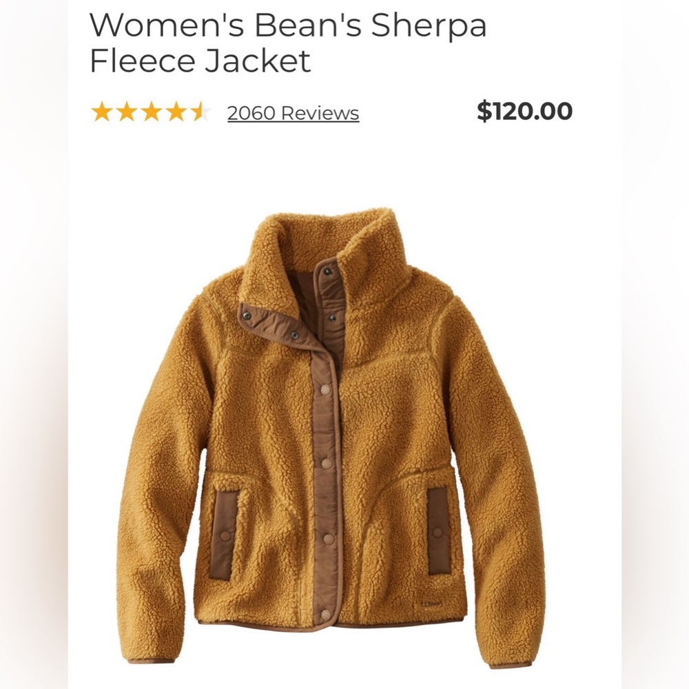 L.L. Bean Women's Teddy Jacket - Brown